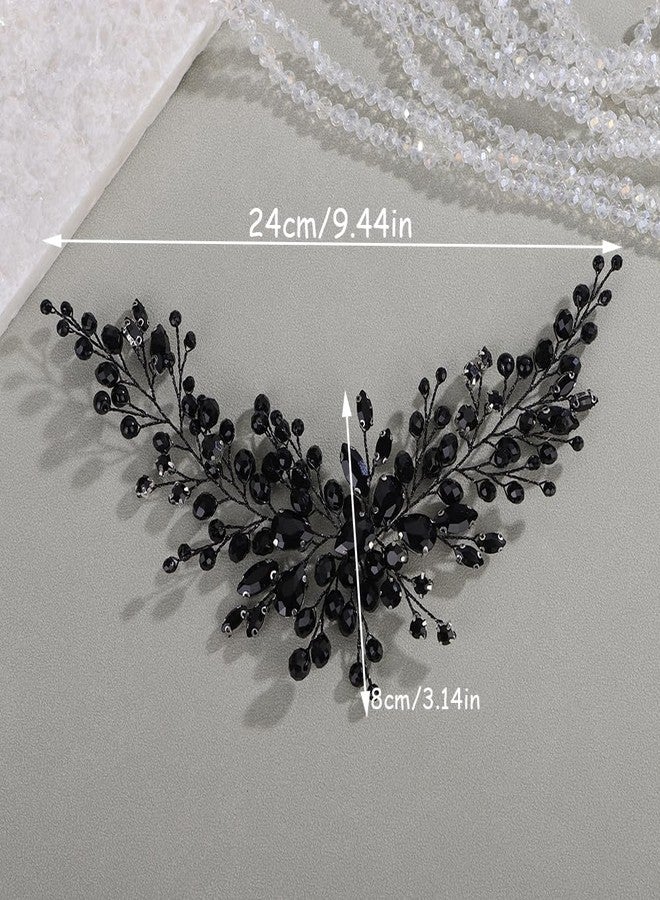Rumtock Vintage Rhinestones Headband for Wedding Brides Bridesmaid Rose Gold Hair Comb Women Special Occasion Headpiece Jewelry (Rose Gold) - Image 5